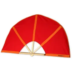 SAUNAGUT® Aufgussfächer Esche PLUS,Farbe: orange+rot
