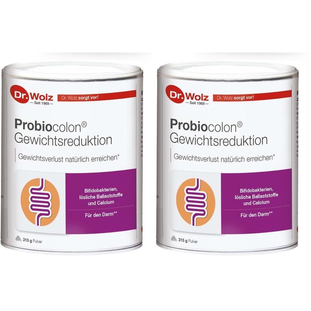 Probiocolon Gewichtsreduktion Dr.Wolz Pulver 2x 2x315 g