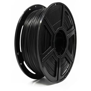 Flashforge Filament PLA, schwarz, 1,75mm, biobasiert, geruchsarm, matt, 1kg Spule