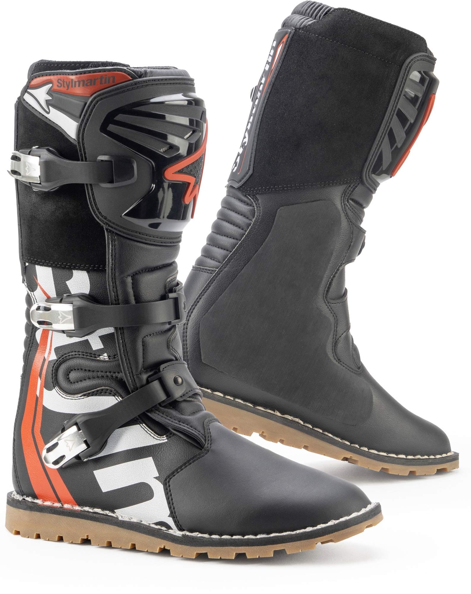 Stylmartin Impact Pro wasserdichte Motocross Stiefel IMPACT-PRO-WP-BLACK-45