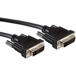 Secomp DVI Anschlusskabel USB-C® Stecker 5 m Schwarz S3643 verriegelbar DVI-Kabel