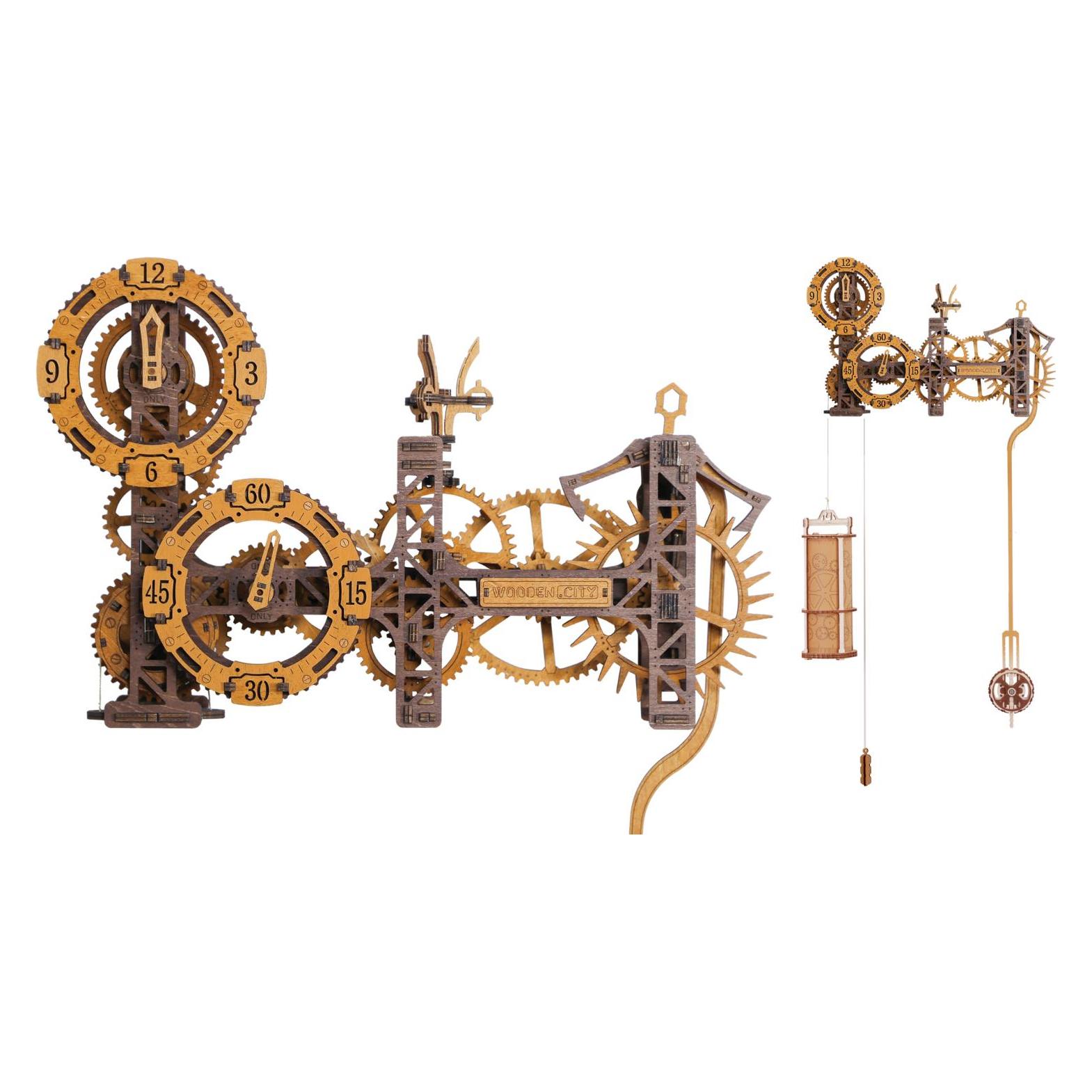 WoodenCity Steampunk Gearworks Wall Clock (63932145)