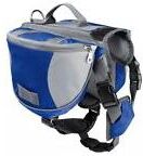 PetsAreLife Outdoor Dog Backpack Blue Medium