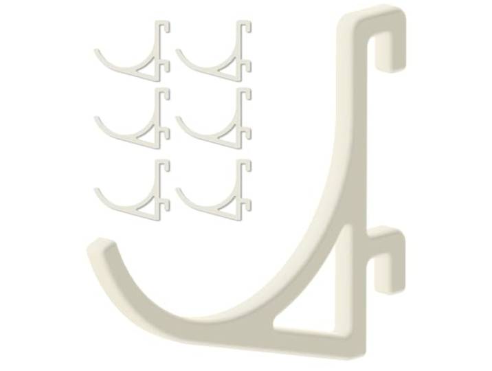 6 crochets pour panneau perforé Ikea Skadis\, rond 60mm Support mural\, plaque pour outils et accessoires