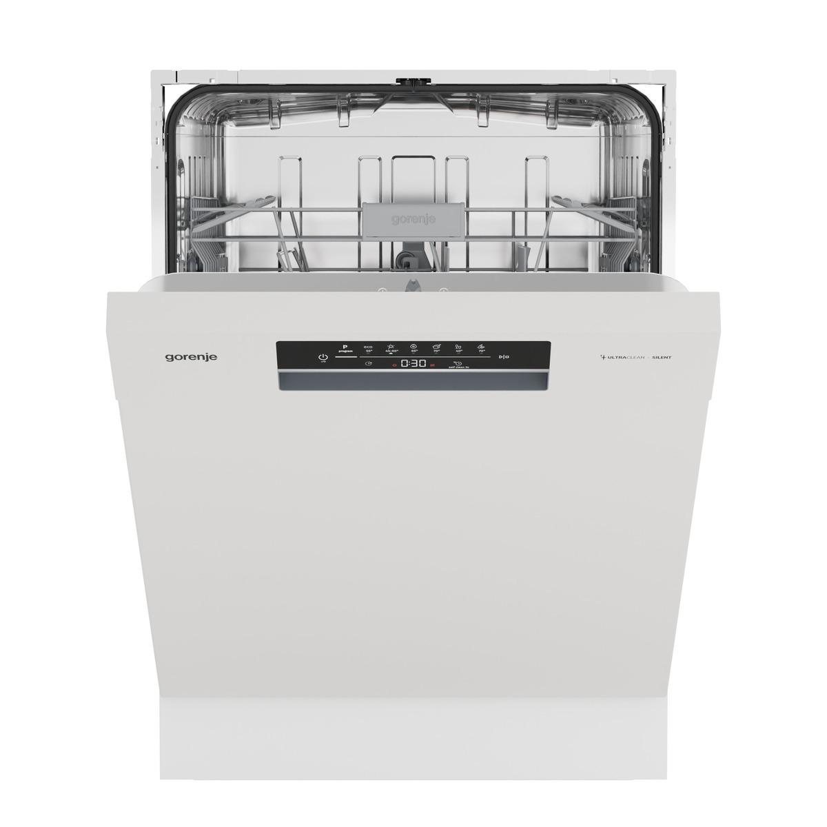 Gorenje GU642C90W Geschirrspüler Unterbau, 60 cm, 14 Maßgedecke, Weiß