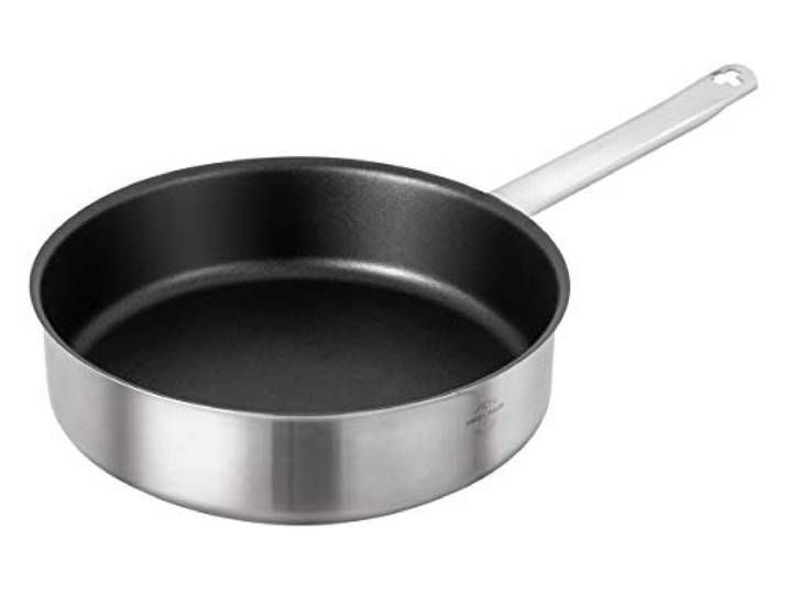 Montreux Bratpfanne 28 cm - 18/10 Edelstahl Pfanne mit Titan-Beschichtung