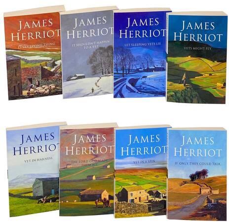 MACMILLAN The Complete James Herriot Collection 8 Books Box Set 1-8 By James Herriot   Classic Veterinary & Rural Memoirs