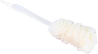 Inspired Deals Soft Exfoliating Bath Brush With Long Handle For Deep Cleansing & Smooth Skin beige
