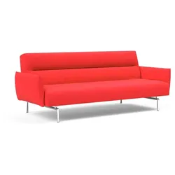 INNOVATION LIVING Schlafsofa mit Armlehnen Jillis Stoff Rot Red