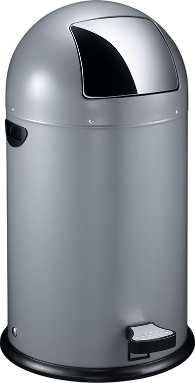 EKO Kickcan afvalbak 33 liter - Lichtgrijs - Staal