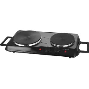 Emerio Kochplatte HP-114482.7, Doppelkochplatte, schwarz, 2500 Watt