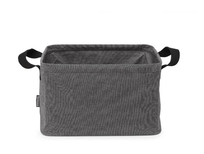Wäschekorb BRABANTIA 35 l, Schwarz , schwarz, B:44cm H:26cm T:37cm, Wäschesammler, Wäschekorb