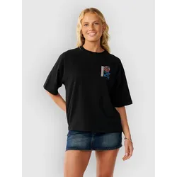 Rip Curl Surf The World Oversized T-Shirt black Gr. XS