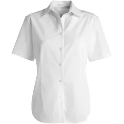 Damen Bluse kurzarm "1567" - M - Weiß