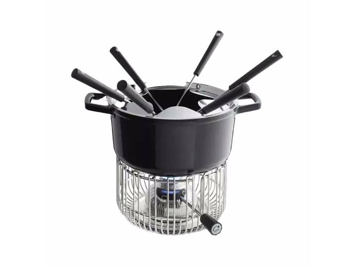 Kisag Duo 2in1 Fondue-Set – Fondue Set – schwarz