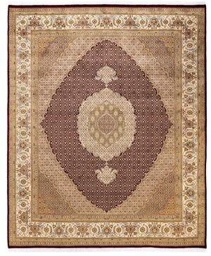 Overton Hand Knotted Wool Vintage Inspired Traditional Mogul Red Area Rug - 8 x 10