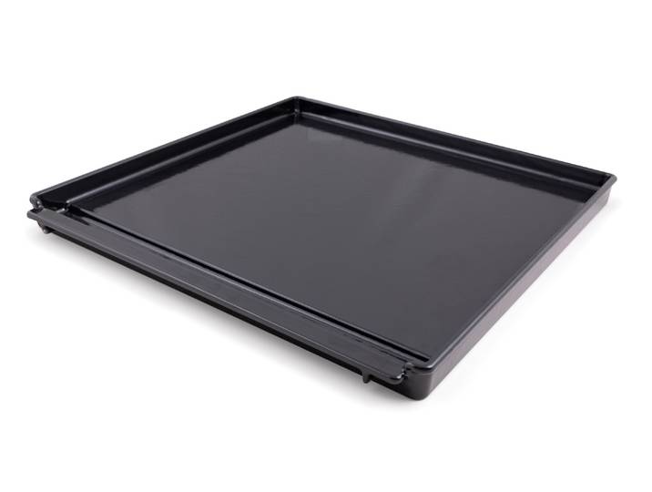 Grillplattenaufsatz BROIL KING Do more – plancha Baron Crown , schwarz, B:44,2cm T:33,1cm, Gusseisen, Backbleche, Grillplattenaufsatz, Emaillierte Plancha Platte für Baron und Crown Serie