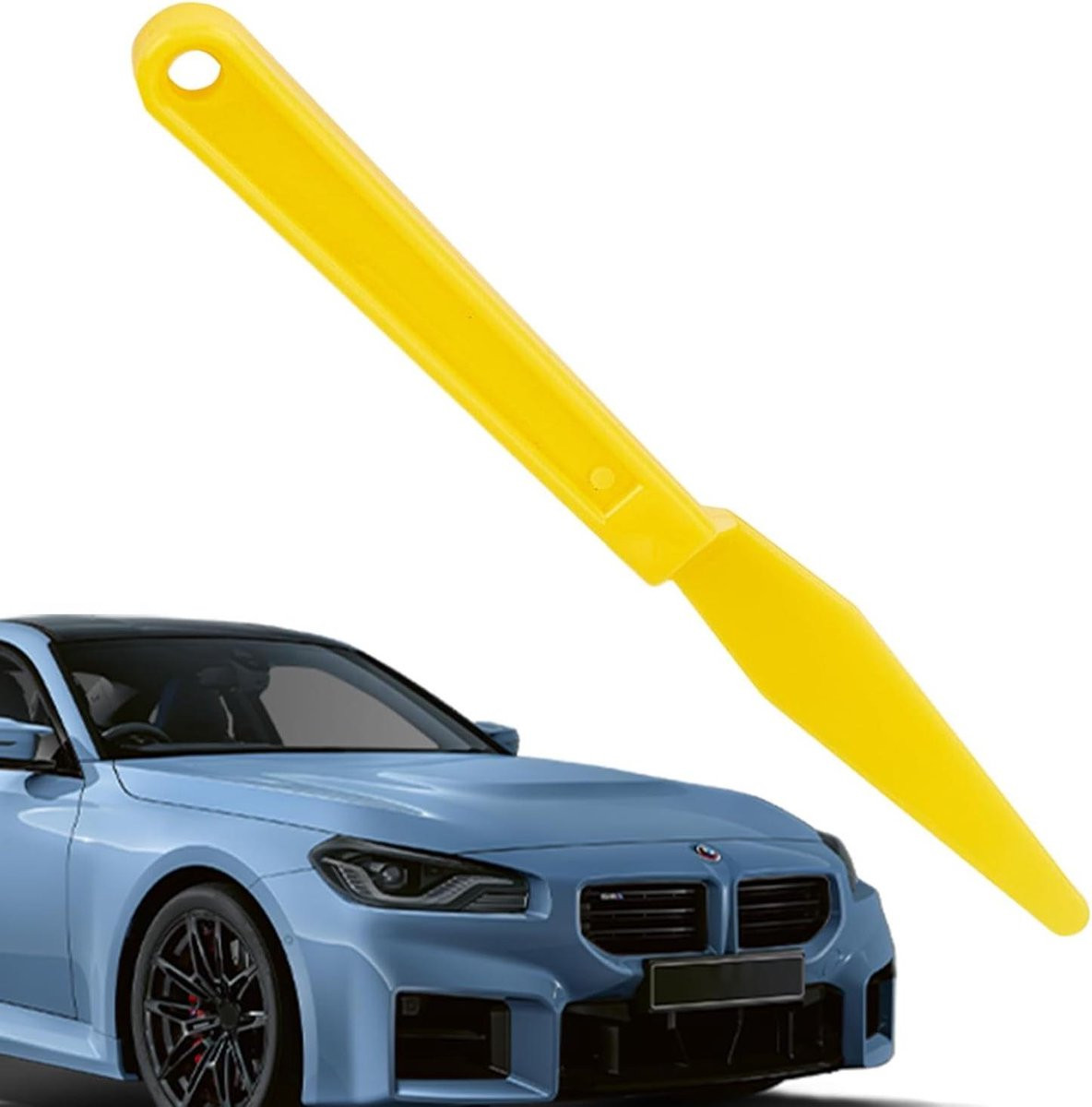 Geel Raamtint Gereedschap Sticker Tool voor het aanbrengen van folie met dun randontwerp