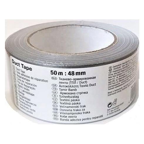 tesa Reparaturband Duktband Silber ZW 48 mm/50m (48 mm) (H0835200)