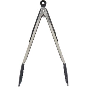 OXO Grillzange Good Grips 1101980, 30cm, Griff gummiert, aus Silikon / Edelstahl