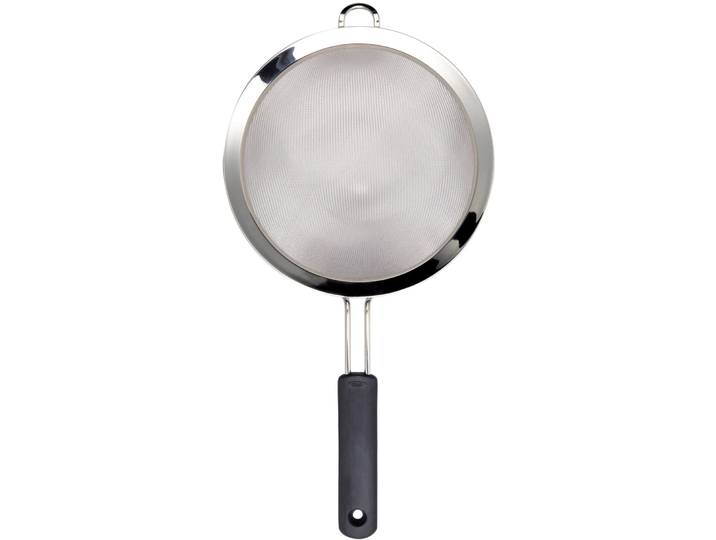 Sieb Oxo schwarz Edelstahl D 20 cm