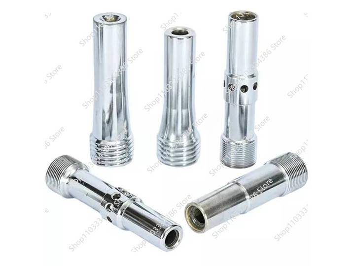 Têtes de pistolet de sablage à air simple et double en acier, accessoires pour machine de sablage