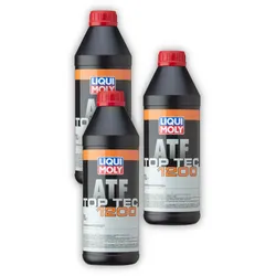 3x Getriebeöl LIQUI MOLY 3681 Top Tec ATF 1200 Automatik Schaltgetriebe Lenkung 1 L