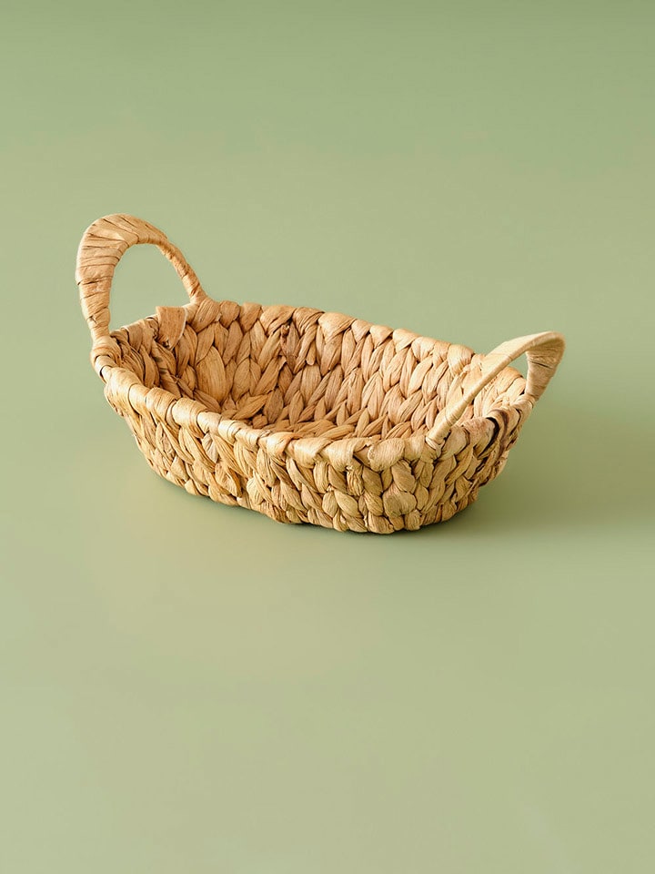 BELLA MAISON Aufbewahrungskorb "Novi" in Hellbraun - (B)18 x (H)12 cm - onesize