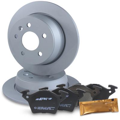 Atec Bremsscheiben+Bremsbeläge Hinterachse SYSTEM BOSCH [Hersteller-Nr. 40575837] für Mercedes-Benz