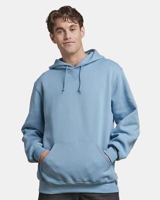 Russell Athletic 695HBM Dri Power Hooded Sweatshirt in Arctic Blue size 2XL   Cotton Polyester