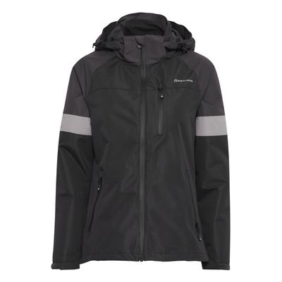 Funktionsjacke NORTH BEND "Funktionsjacke NBToana W W-PRO 10.000 mit wasserdichter Beschichtung", Damen, Gr. 44, schwarz, Obermaterial: 100% Polyester PES., Jacken Funktionsjacke