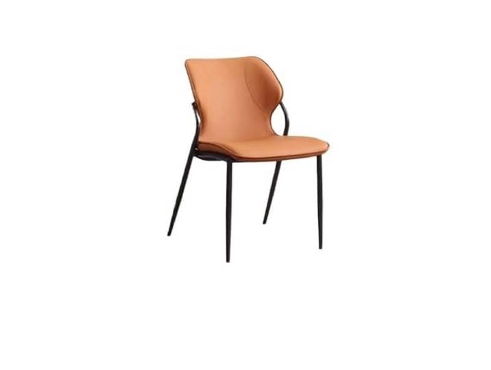 DIANXI Lounge-Sessel Esszimmerstühle for den Heimgebrauch Moderne, einfache italienische Esstischstühle skandinavische leichte Luxus-Hocker mit Rückenlehne