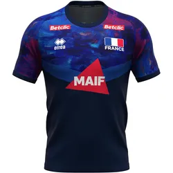 Errea, Herren, Sportshirt, Trainingsoberteil Frankreich 2026/27 (S), Blau, S
