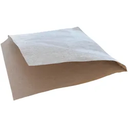 VEPATIM 500x Hamburger Beutel braun 16 x 16 cm oben und 1x seitlich offen