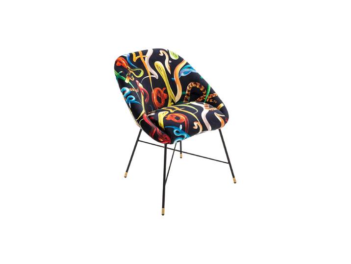Design Polster Sessel „Toiletpaper Snake“ Multicolor Seletti