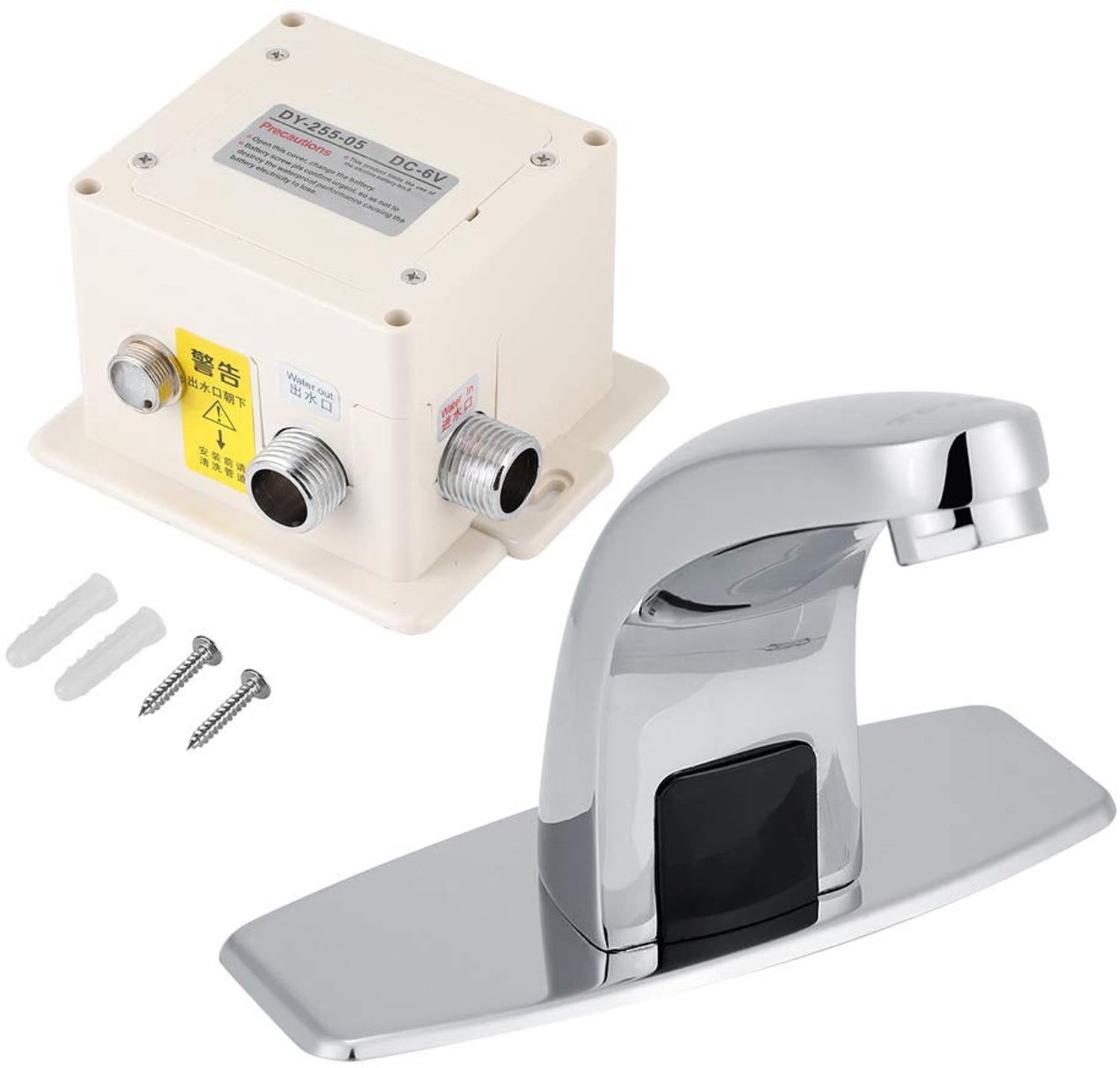 Wastafelkraan met automatische sensor - Handsfree - Chroom