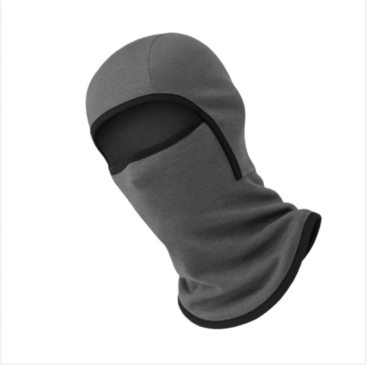 INF Winter Radfahren Thermische Gesichtsmaske - Dehnbar, Warm, Kompatibel mit Helmen & Brillen Grau