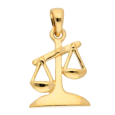 Kettenanhänger ADELIA´S "585 Gold Sternzeichen Anhänger Waage", gold, Schmuckanhänger, Damen, Waage, Gold, Kettenanhänger, Goldschmuck für Damen & Herren