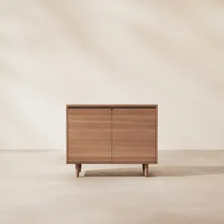 Livio - Sideboard aus massivem Hevea 100 cm