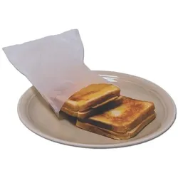 Toast- und Grillbeutel 2er Set, Lebensmittelverpackung, Weiss