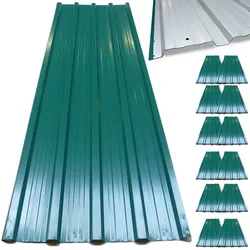 Monzana Deuba 12x Profilblech/Trapezblech Grün 129cm x 45cm = 7 m2