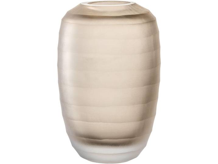 Leonardo Vase Bellagio, Beige, Glas, 10.00x15.50x10.0 cm, handgemacht, Dekoration, Vasen, Glasvasen