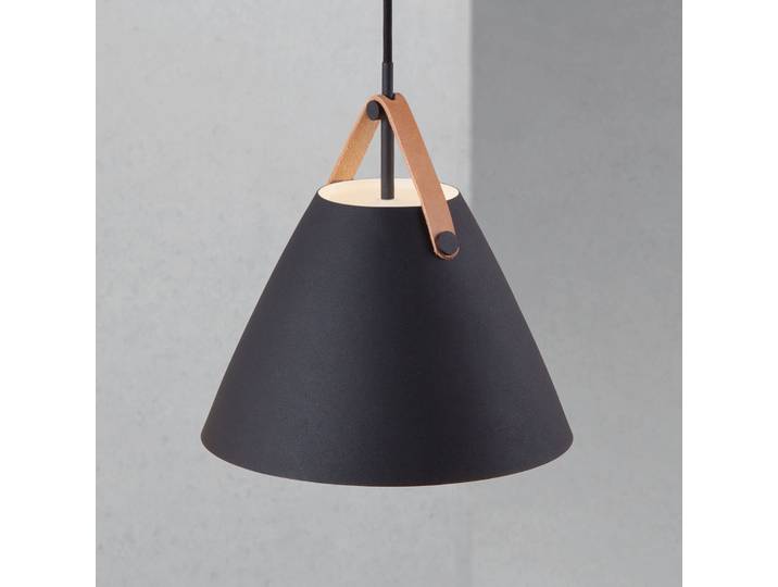 Suspension Strap 27 Black - DFTP DFTP by Nordlux - Salon / séjour - Scandinave - Métal - À ampoule unique