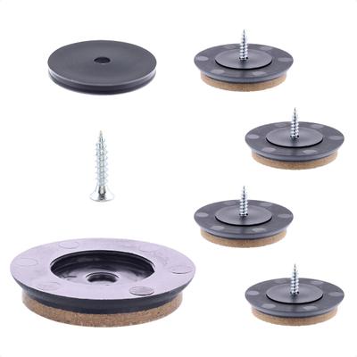 WAGNER QuickClick® Filzgleiter SYNO SLIM - 4x Schraube, 4x Basis Ø 22 mm & 4x Gleiter Ø 40 mm, DE Ware - 16785399