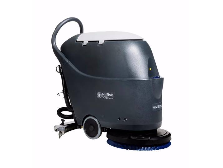 Nilfisk 50000334 Scheuersaugmaschine – Industriestaubsauger – schwarz / grau