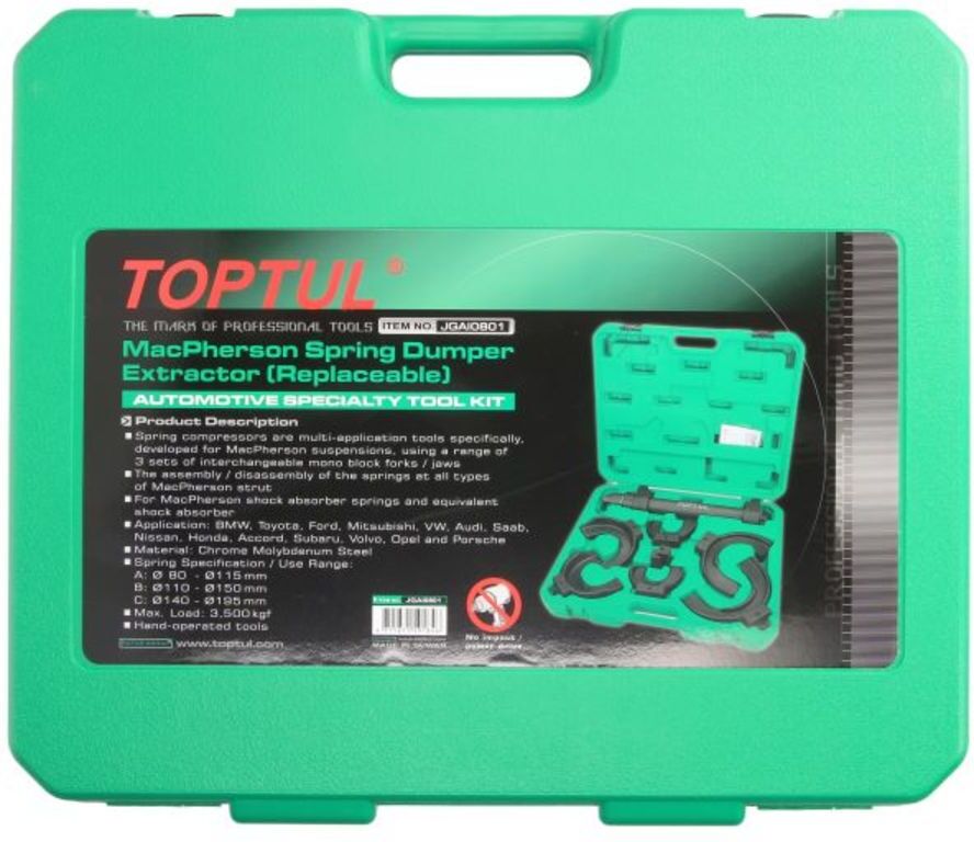 Toptul Estrattore per molle di sospensione e McPherson 3500 kg