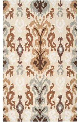 Livabliss "Hand-hooked 'Benton' Green Area Rug - 3'6"" x 5'6"" - 3'6"" x 5'6"""