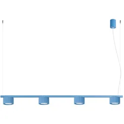 Sollux SL.2710 Kronleuchter AURA 4 himmelblau Gx53