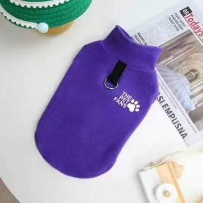 Inspired Finds FleeceComfort Warm Dog Sweater For Small Breeds purple m