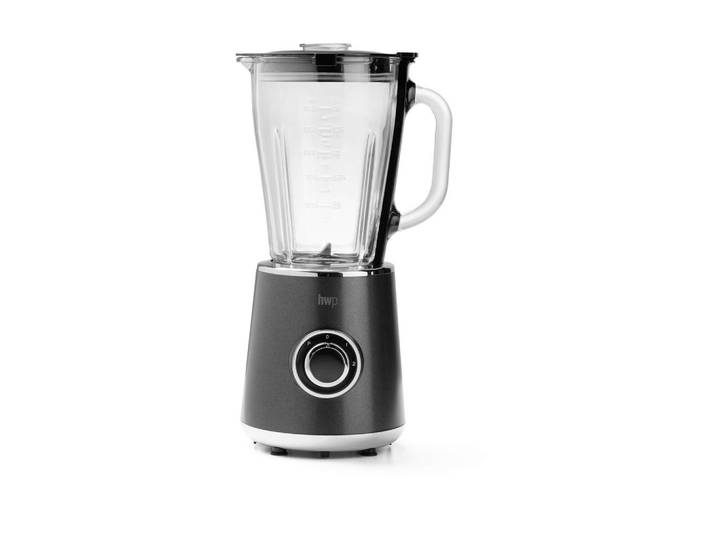 Homeware Profession. Standmixer, Dunkelgrau, Metall, Kunststoff, Glas, 1.5 l, RoHS, abnehmbarer Mixbehälter, Ice-Crush-Funktion, Sicherheitsschloss, gummierte Saugfüße, einfache Reinigung, verschiedene Geschwindigkeitsstufen, Pulse-Funktion, Messer aus Edelstahl, Überhitzungsschutz, Kochgeschirr, Küchengeräte, Mixer